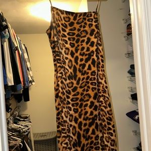 Cheetah print dress